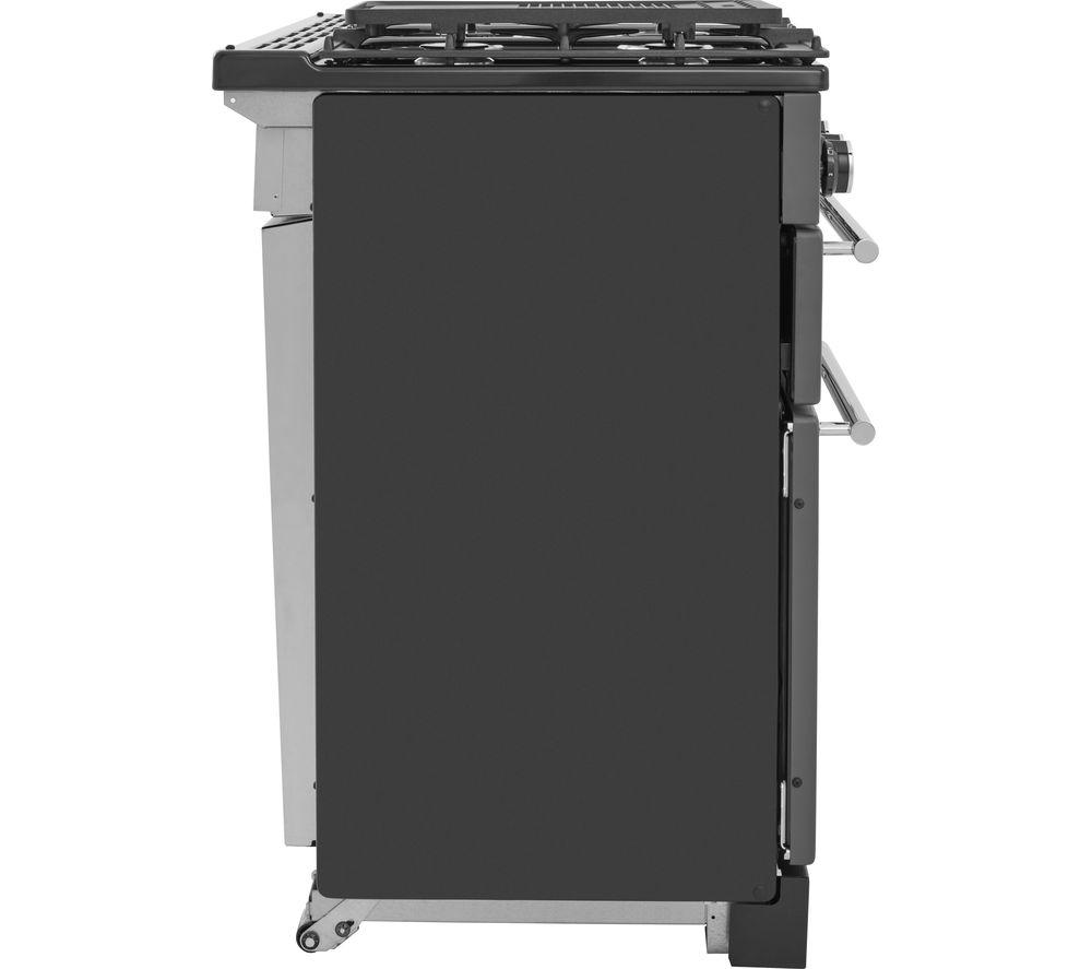 RANGEMASTER Estate 90 EST90DFFSL/C Dual Fuel Range Cooker - Slate & Chrome image number 4 of 13