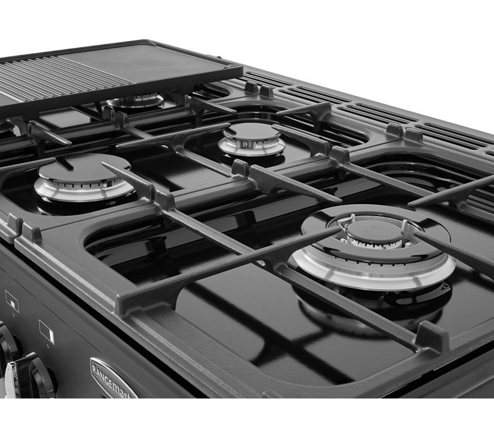 RANGEMASTER Estate 90 EST90DFFSL/C Dual Fuel Range Cooker - Slate & Chrome image number 6 of 13