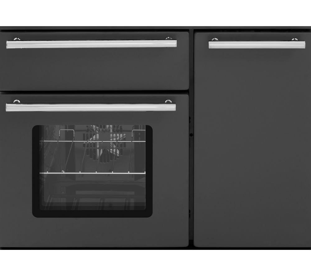 RANGEMASTER Estate 90 EST90DFFSL/C Dual Fuel Range Cooker - Slate & Chrome image number 8 of 13