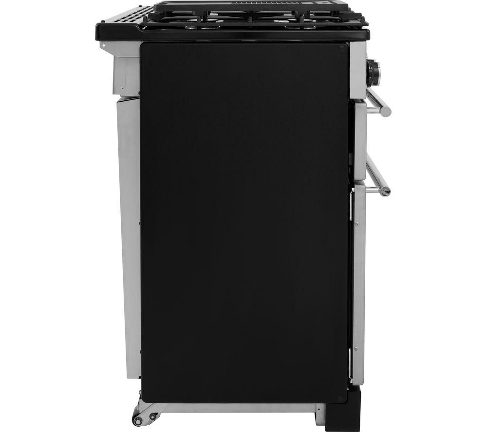 RANGEMASTER Estate 90 EST90DFFSS/C Dual Fuel Range Cooker - Stainless Steel & Chrome image number 3 of 8