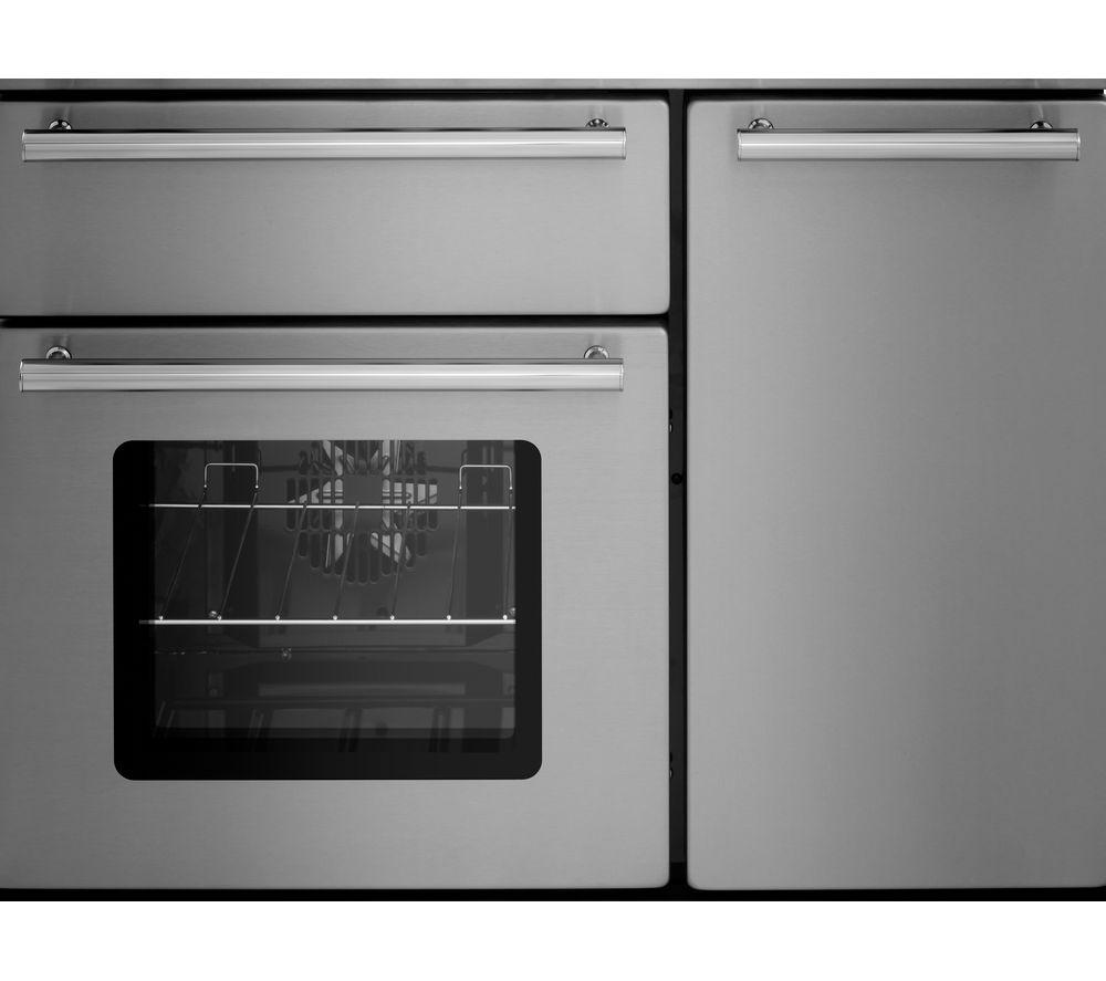 RANGEMASTER Estate 90 EST90DFFSS/C Dual Fuel Range Cooker - Stainless Steel & Chrome image number 7 of 8