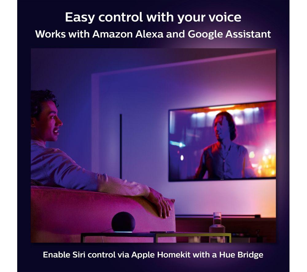 PHILIPS HUE Signe Gradient White & Colour Ambiance Smart LED Floor Lamp - Black image number 5 of 8