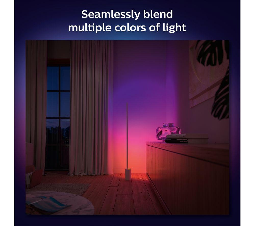 PHILIPS HUE Signe Gradient White & Colour Ambiance Smart LED Floor Lamp - White image number 2 of 8