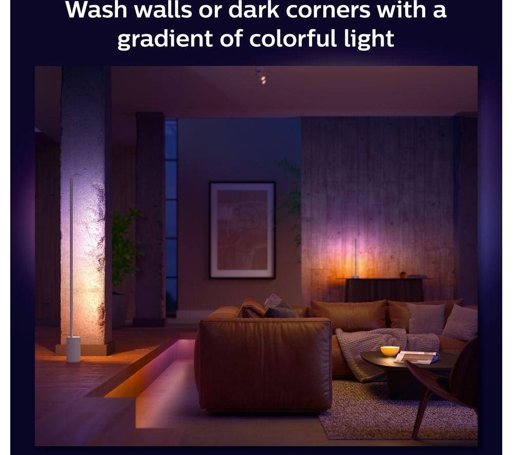 Buy PHILIPS HUE Signe Gradient White Colour Ambiance Smart LED Floor Lamp White Currys