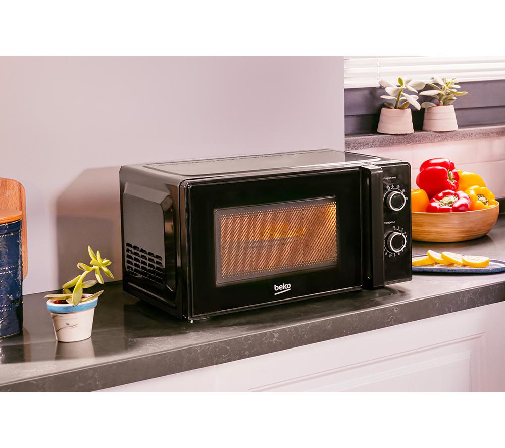 BEKO MOC20100BFB Compact Solo Microwave - Black image number 7 of 7