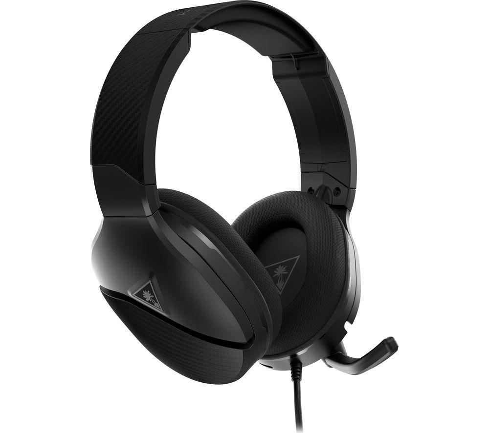 Image of TURTLE BEACH Recon 200 Gen 2 Amplified Gaming Headset - Black, Black