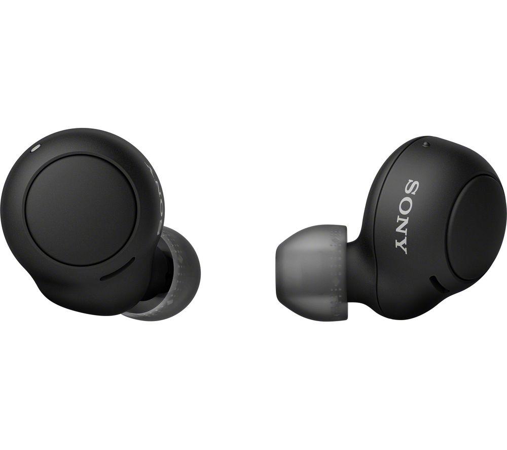 SONY WF-C500 Wireless Bluetooth Earbuds - Black, Black