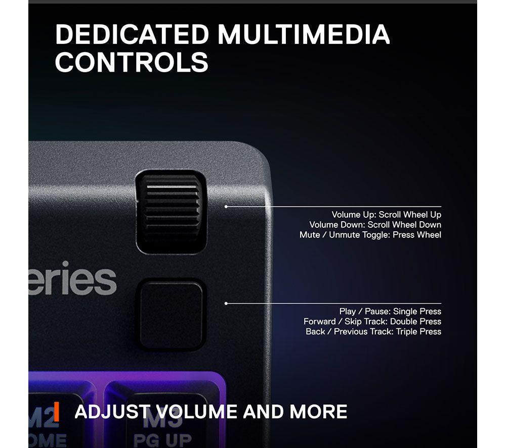 STEELSERIES Apex 3 TKL Gaming Keyboard image number 12 of 13