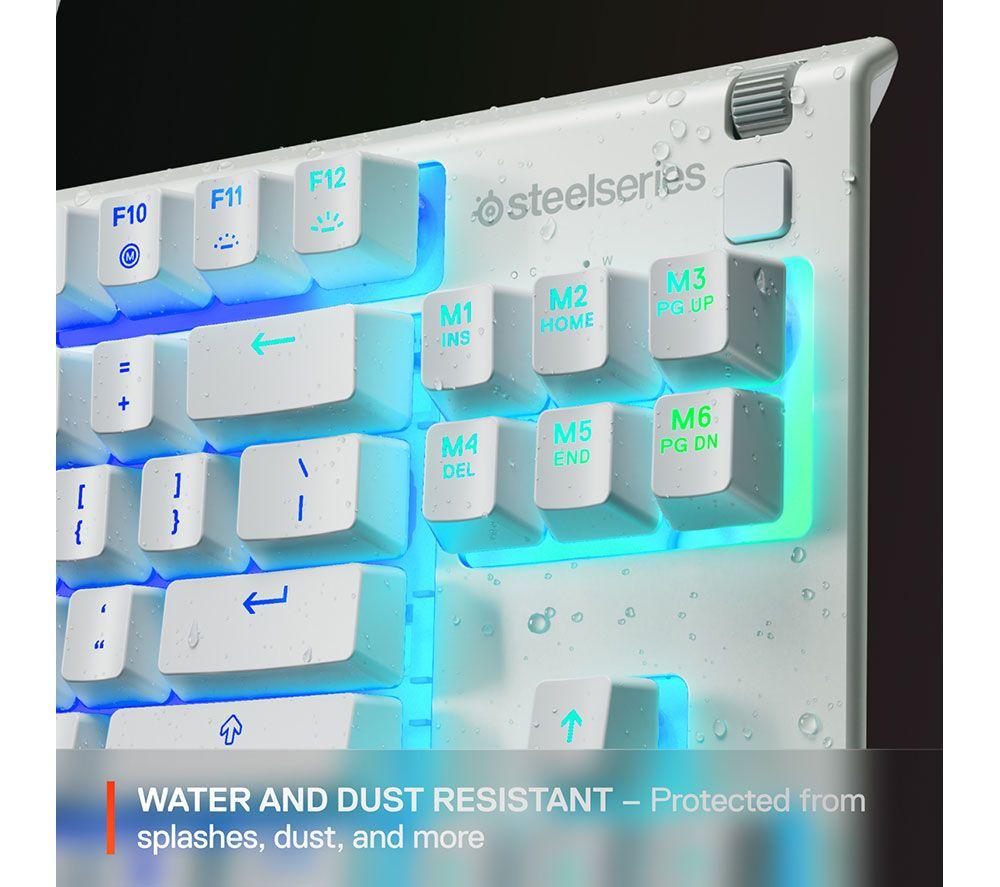 STEELSERIES Apex 3 TKL Gaming Keyboard - White image number 4 of 6