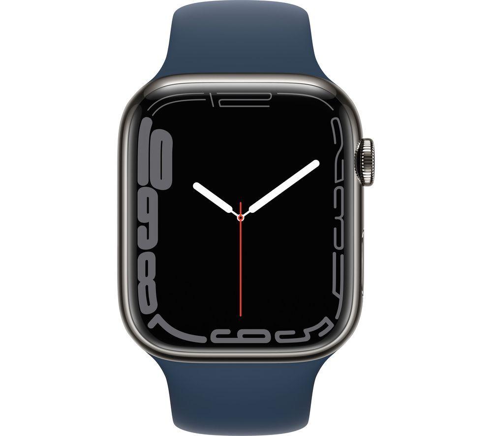 Buy APPLE Watch Series 7 Cellular 4G - Graphite Stainless