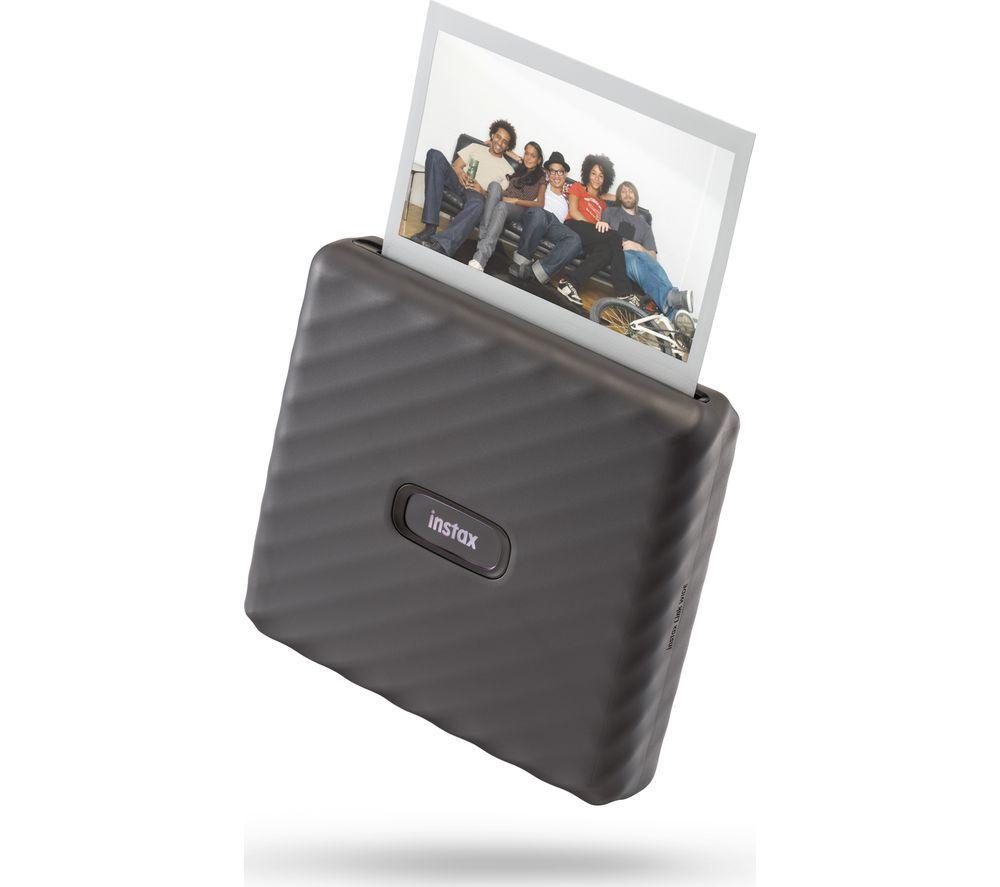 INSTAX Wide Link Photo Printer - Mocha Grey, Silver/Grey