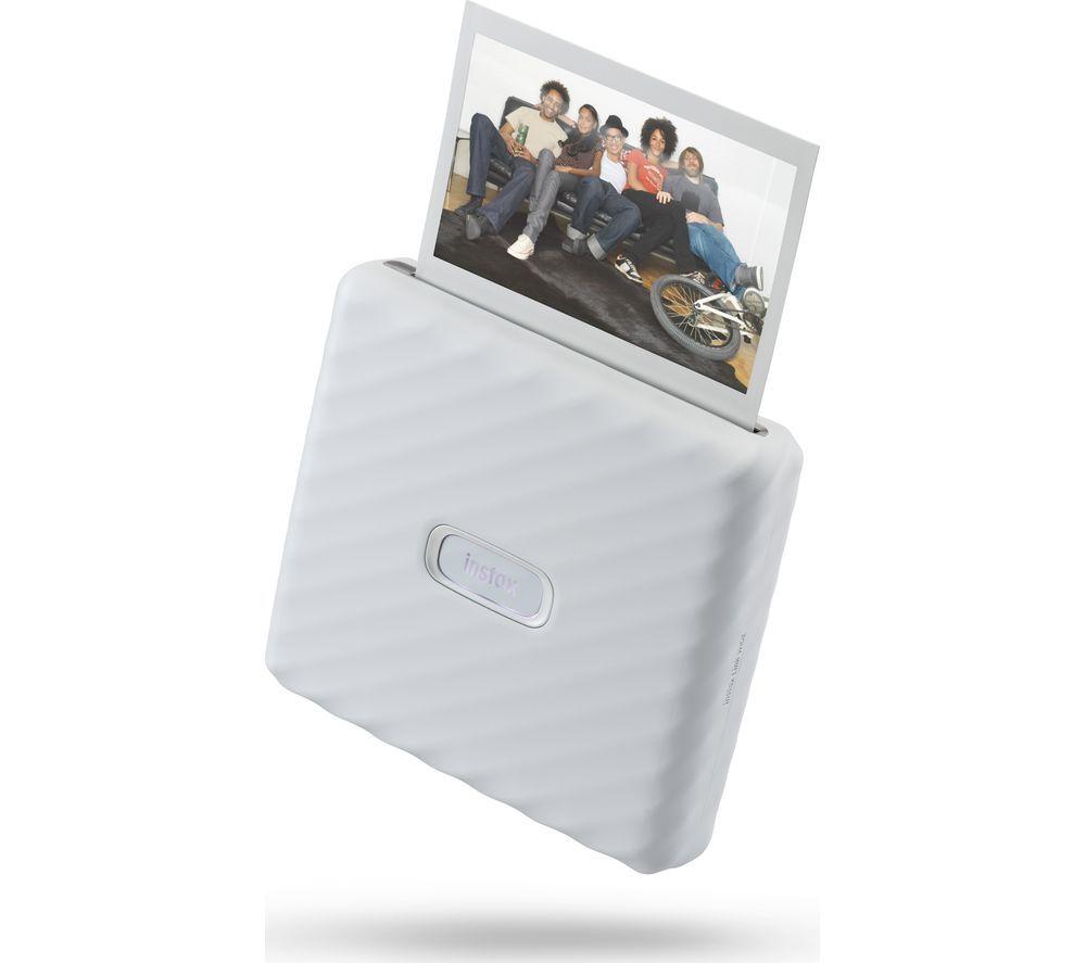 INSTAX Wide Link Photo Printer - Ash White, White