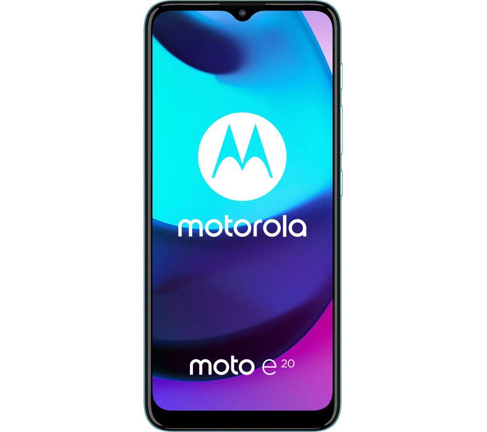 MOTOROLA Moto E20 - 32 GB, Coastal Blue