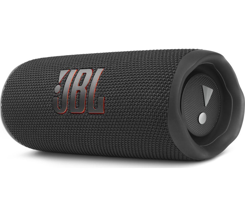 JBL Flip 6 Portable Bluetooth Speaker with 2-way speaker system and powerful JBL Original Pro Sound, up to 12 hours of playtime, in black