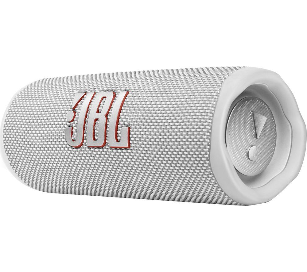 JBL Flip 6 Portable Bluetooth Speaker - White