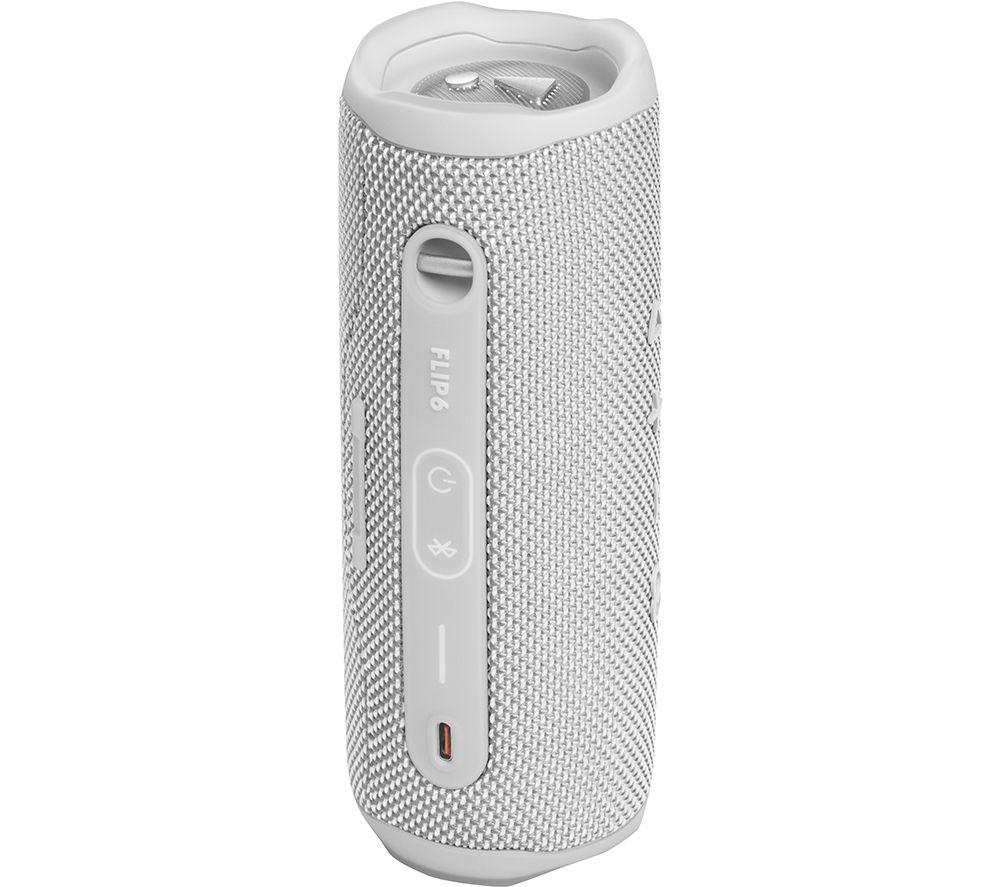 Buy JBL Flip 6 Portable Bluetooth Speaker - White | Currys