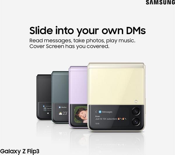 SAMSUNG Galaxy Z Flip3 5G - 128 GB, Phantom Black image number 4