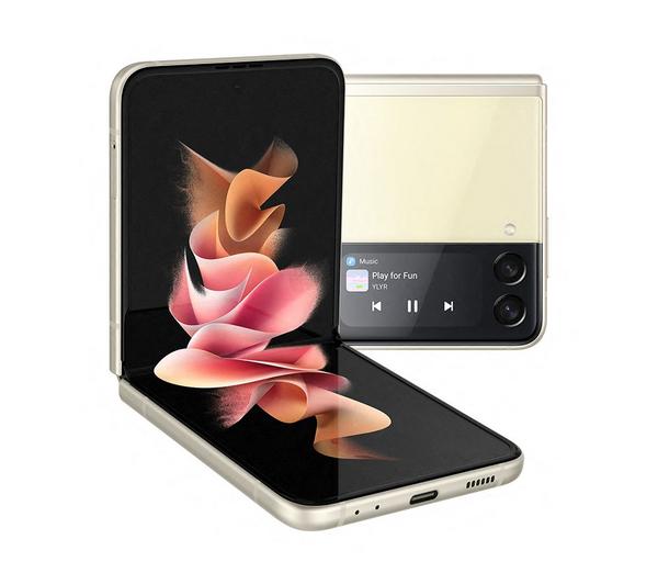 SAMSUNG Galaxy Z Flip3 5G - 128 GB, Cream image number 0