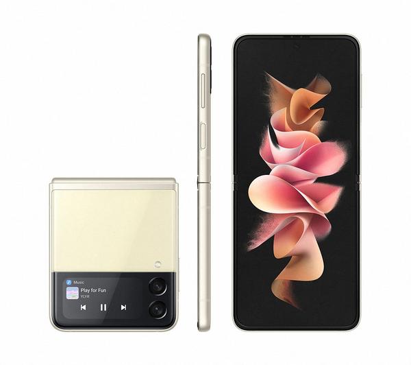SAMSUNG Galaxy Z Flip3 5G - 128 GB, Cream image number 2