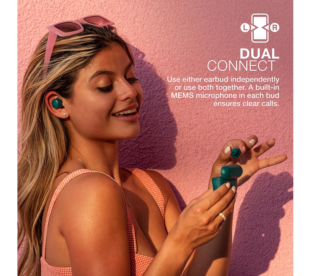 JLAB AUDIO GO Air POP Wireless Bluetooth Earbuds - Teal - image 4