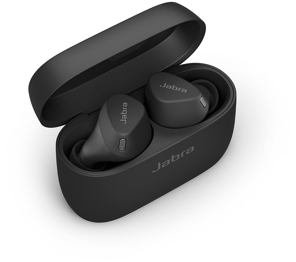 JABRA Elite 4 Active Wireless Bluetooth Noise Cancelling Sports Earbuds Black