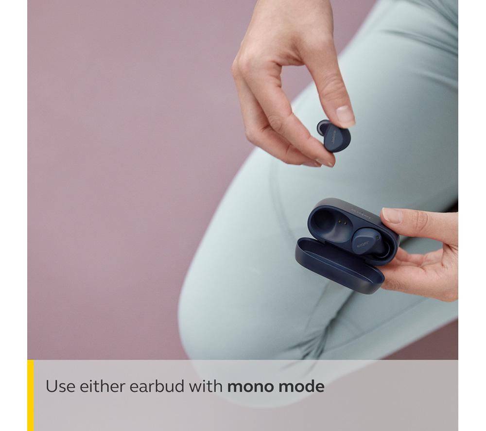 JABRA Elite 4 Active Wireless Bluetooth Noise-Cancelling Sports Earbuds - Navy - image 10