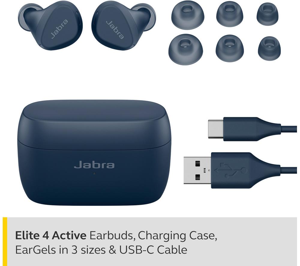 Buy JABRA Elite 4 Active Wireless Bluetooth Noise Cancelling