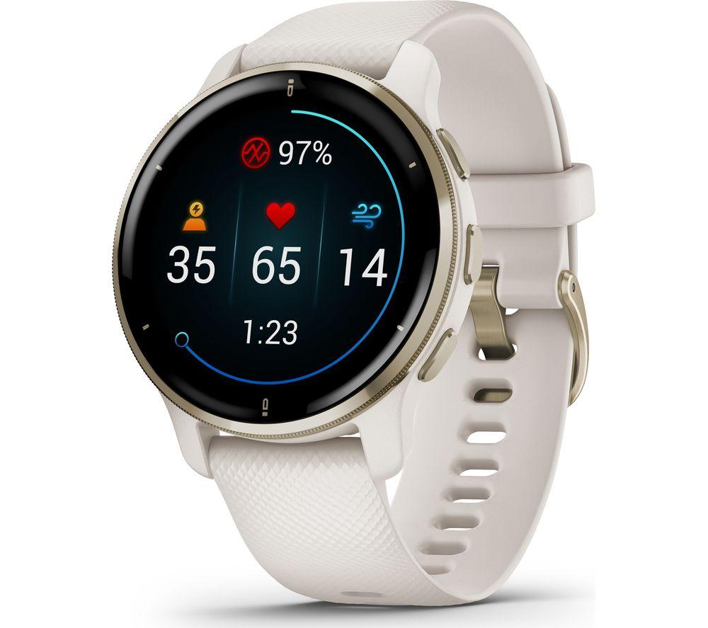 GARMIN Venu 2 Plus - White Cream & Gold - image 7