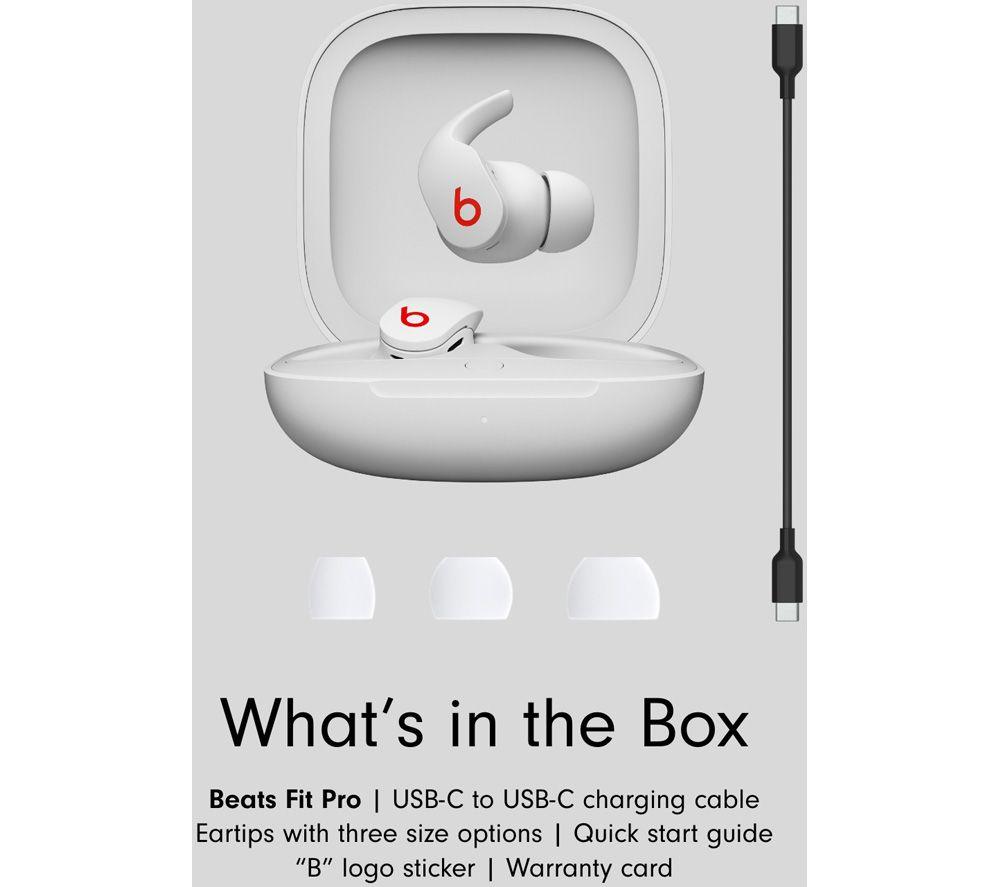 BEATS Fit Pro Wireless Bluetooth Noise-Cancelling Sports Earbuds - Beats White - image 13