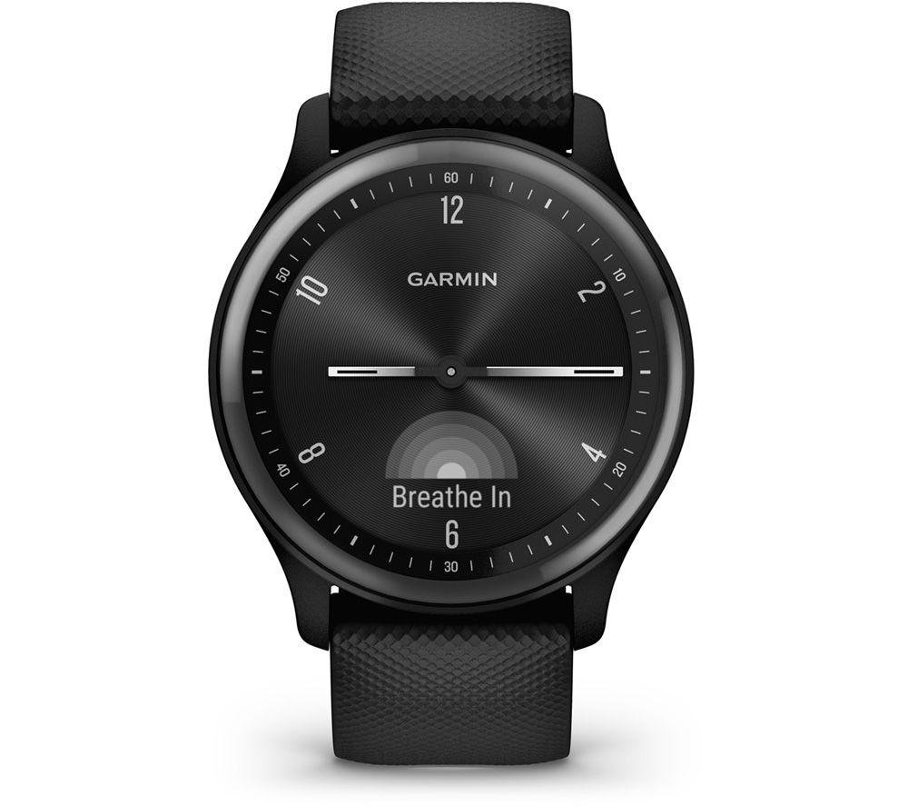GARMIN vivomove Sport - Black, Silicone Strap, Small image number 8 of 10