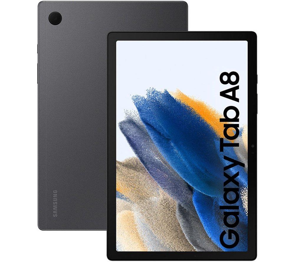 Image of SAMSUNG Galaxy Tab A8 10.5" 4G Tablet - 32 GB, Graphite, Silver/Grey