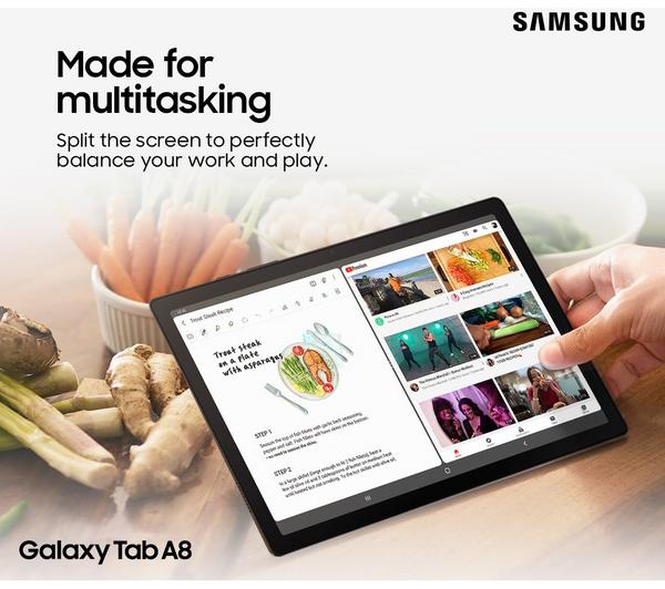 SAMSUNG Galaxy Tab A8 10.5" Tablet - 32 GB, Silver image number 4