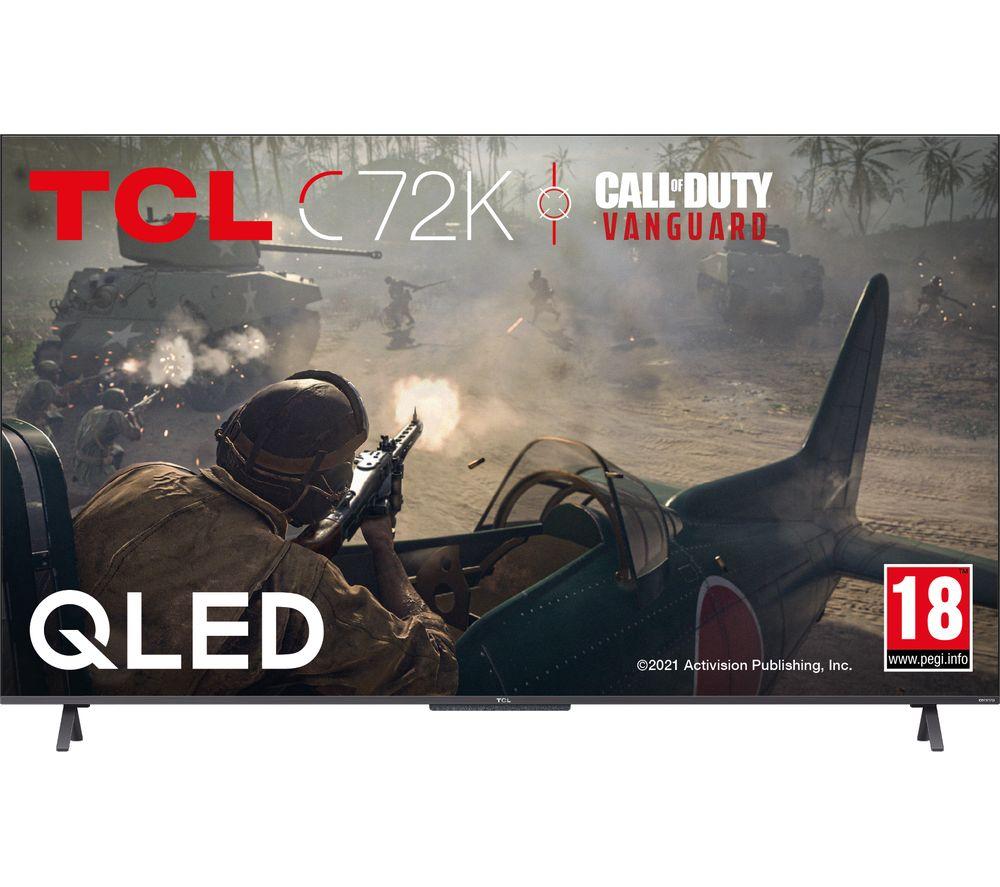 TCL 43C725K Smart 4K Ultra HD HDR QLED TV with Google Assistant