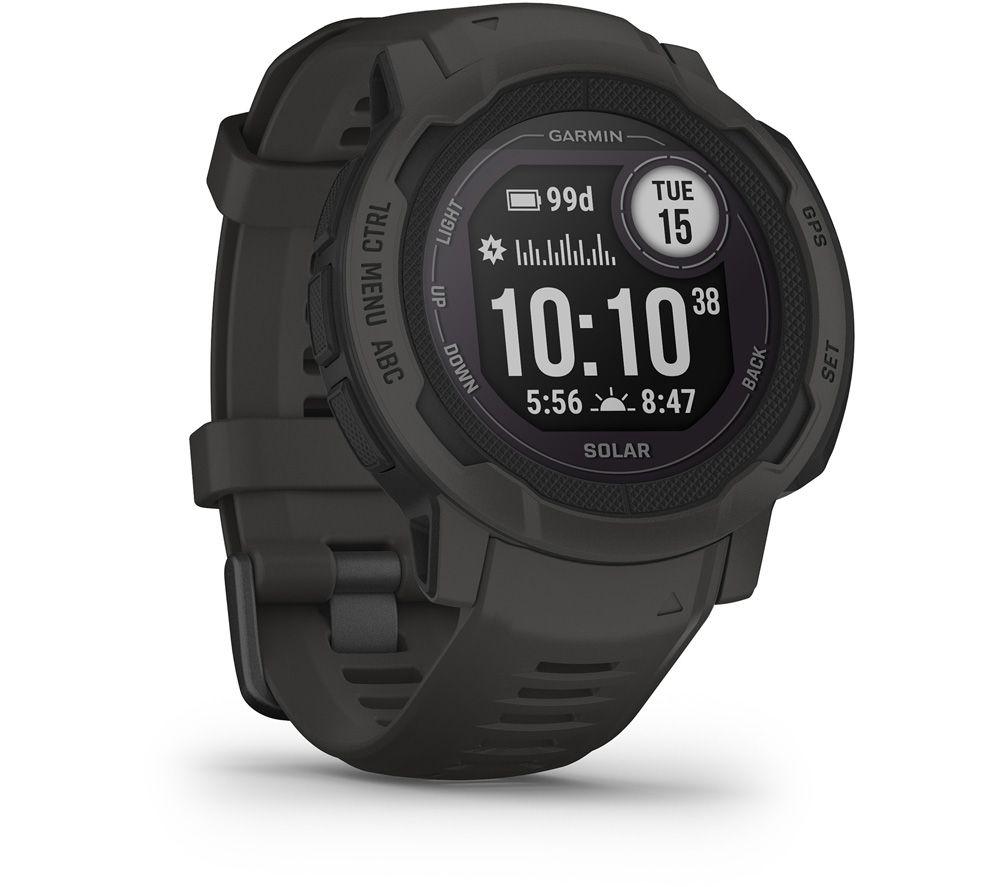 GARMIN Instinct 2 Solar - Graphite, 45 mm, Silver/Grey