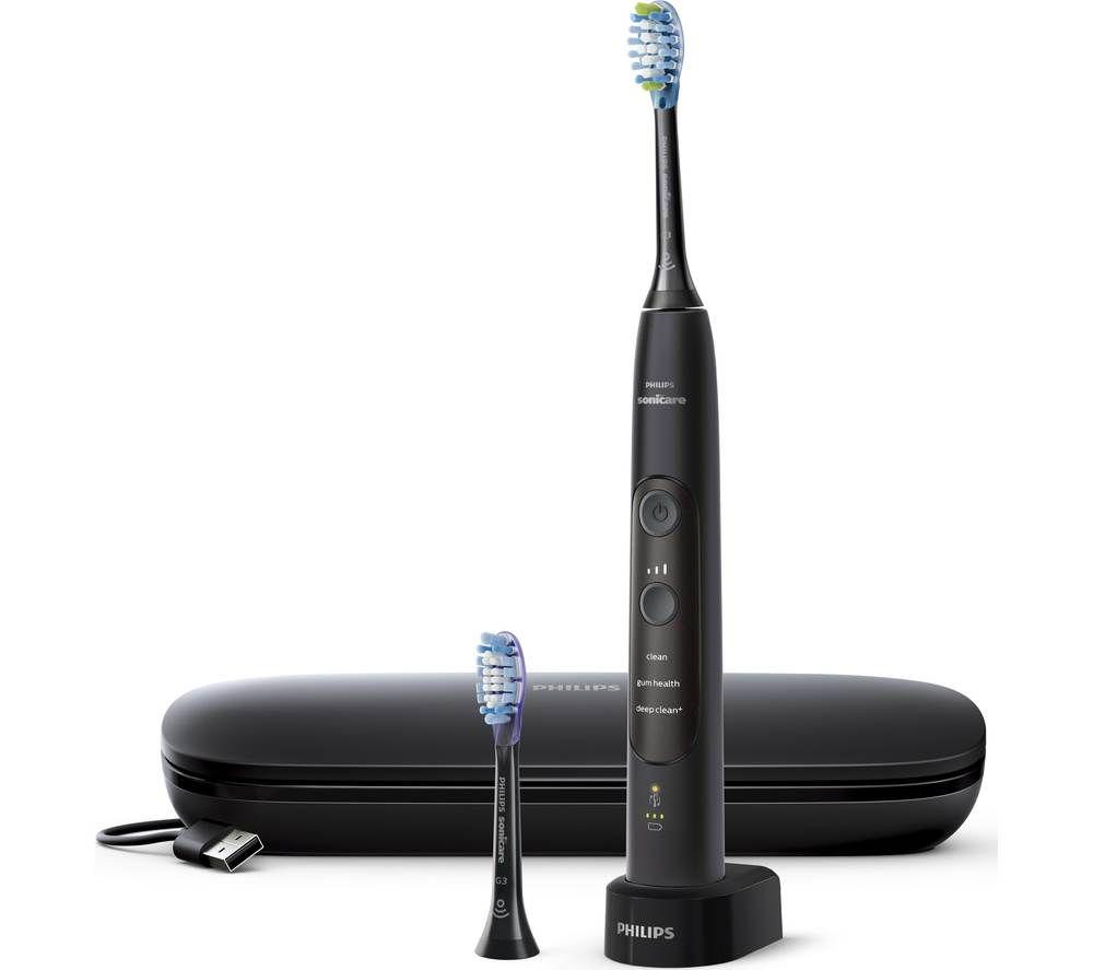 PHILIPS Sonicare ExpertClean 7300 HX9611/22 Electric Toothbrush - Black, Black