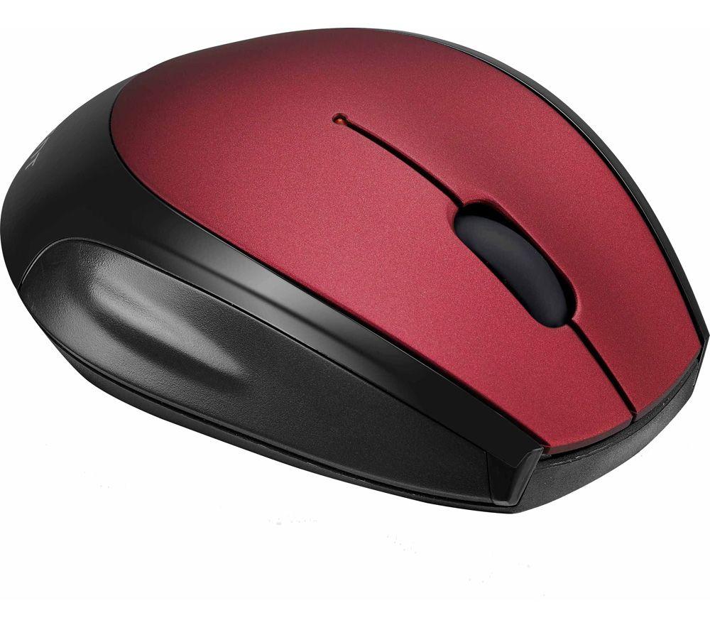 LOGIK LWLMRD23 Wireless Optical Mouse - Red image number 3 of 5