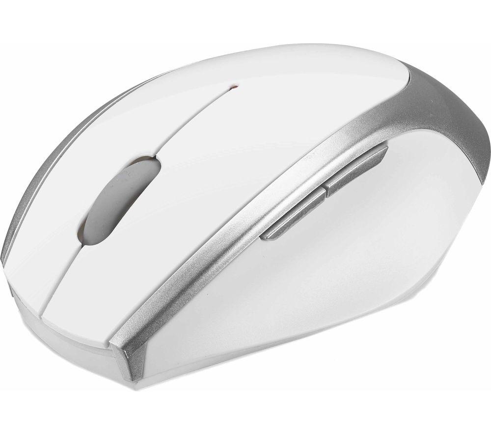 LOGIK LWLMWH23 Wireless Optical Mouse - White image number 2 of 5