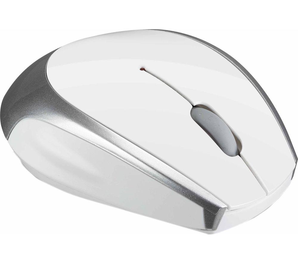 LOGIK LWLMWH23 Wireless Optical Mouse - White image number 3 of 5