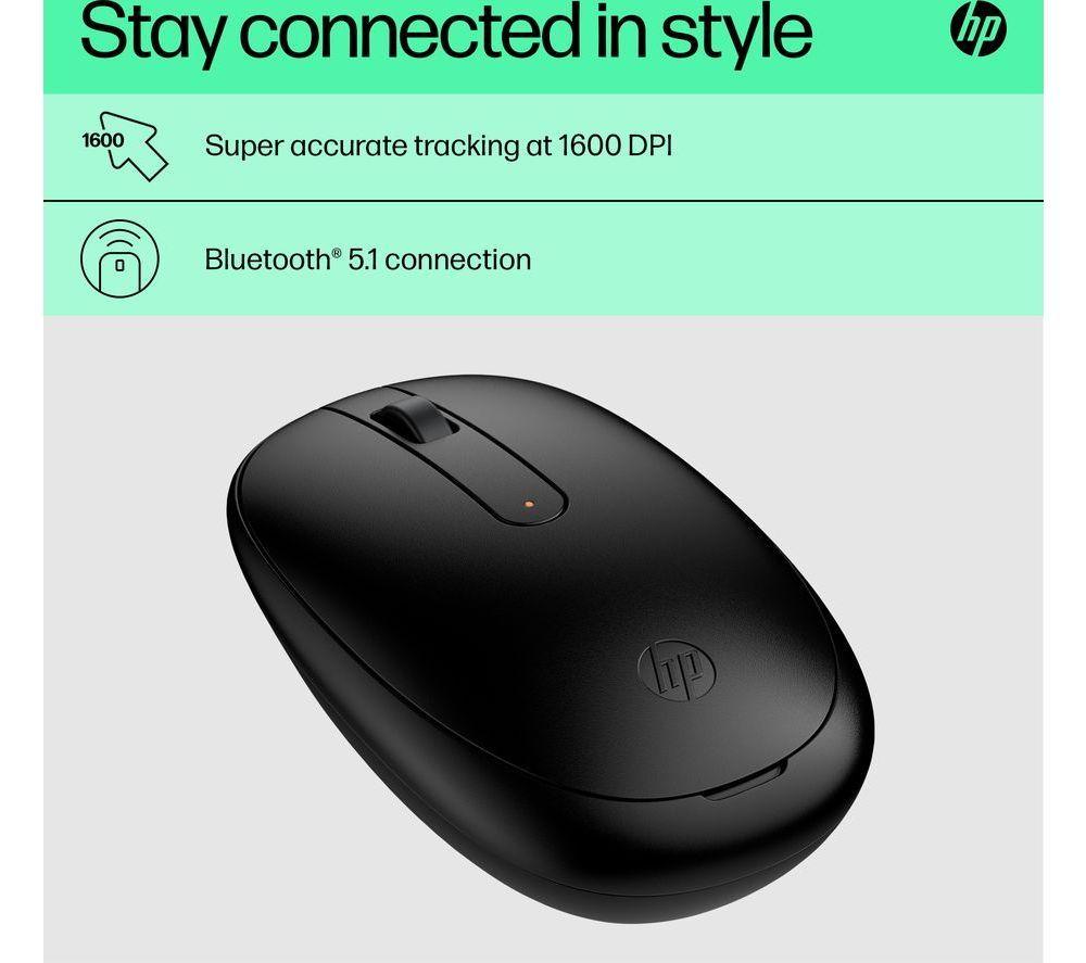 HP 240 Bluetooth Wireless Optical Mouse - Black image number 2 of 12