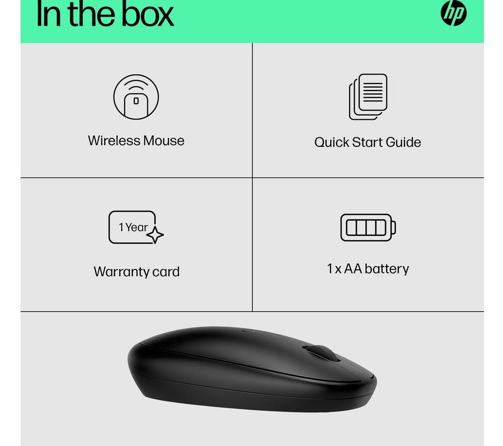 HP 240 Bluetooth Wireless Optical Mouse - Black image number 6 of 12