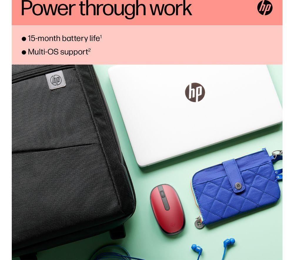 HP 240 Bluetooth Wireless Optical Mouse - Red image number 5 of 10