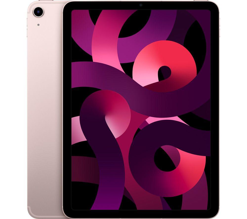 APPLE 10.9 iPad Air Cellular (2022) - 256 GB, Pink, Pink
