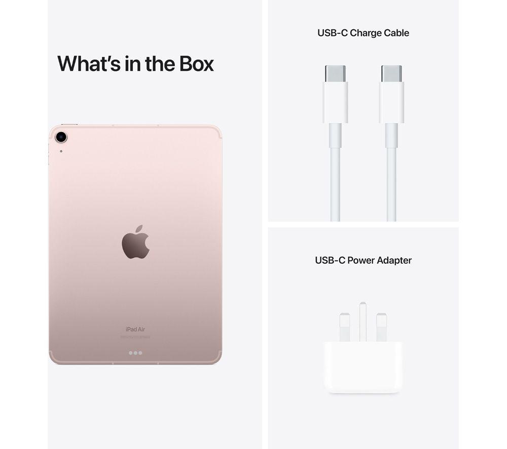 APPLE 10.9' iPad Air Cellular (2022) - 64 GB, Pink - image 9