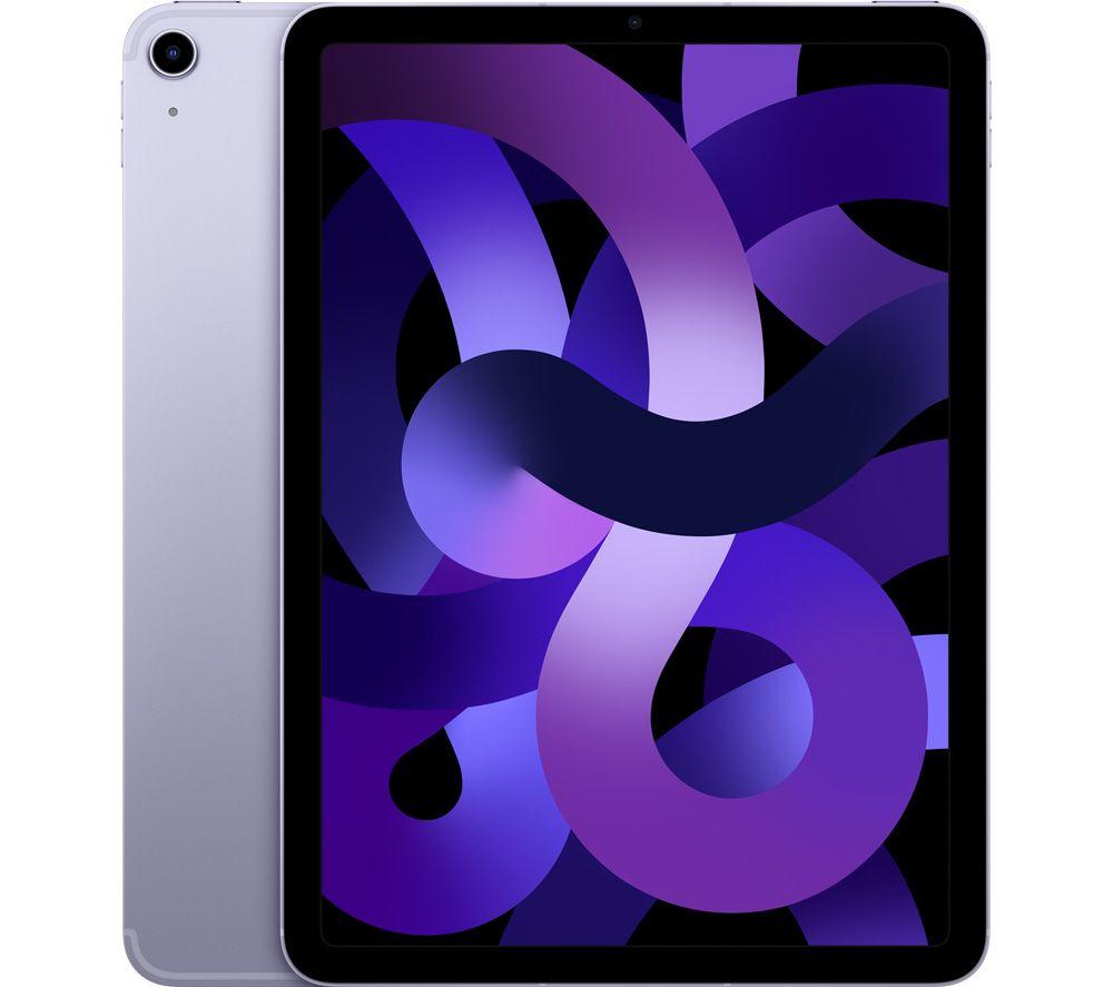 APPLE 10.9 iPad Air Cellular (2022) - 256 GB, Purple, Purple