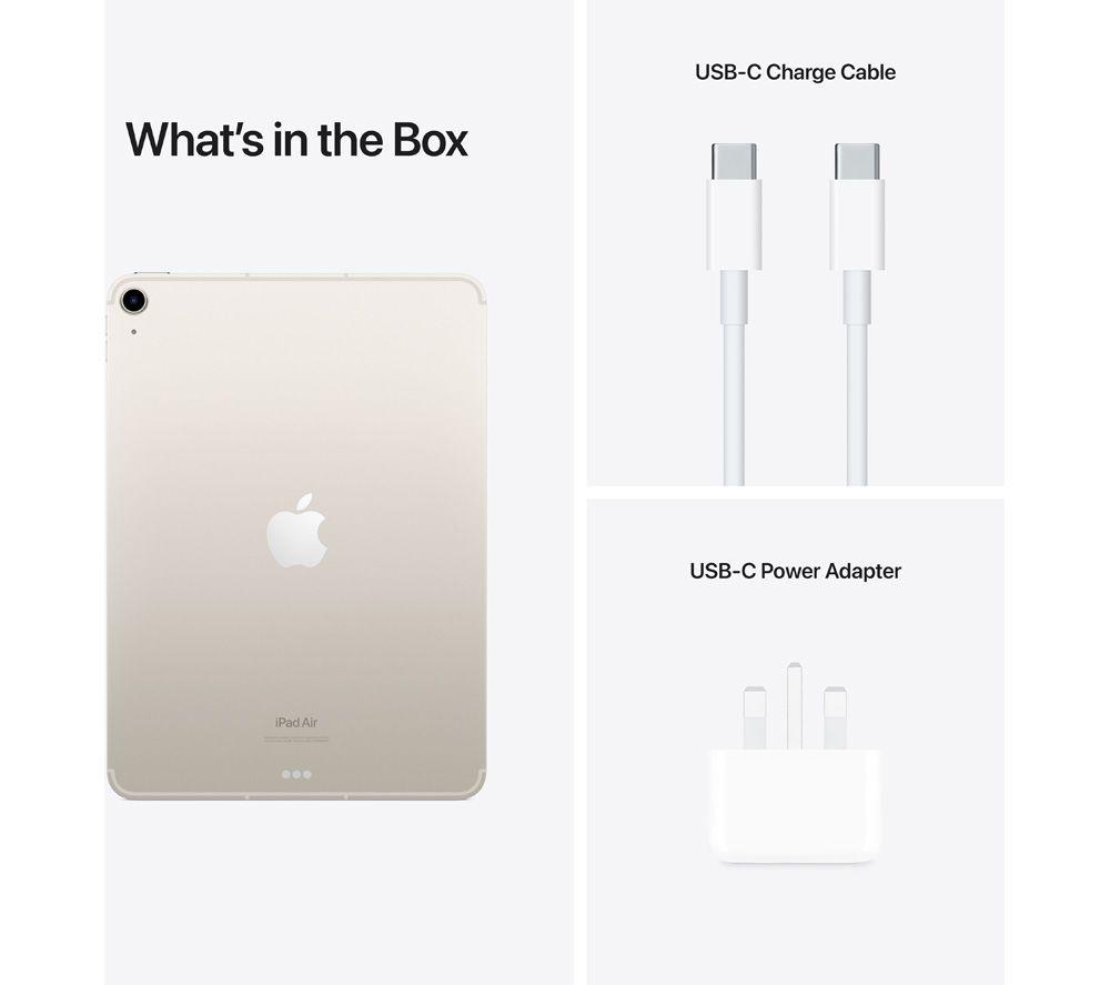 APPLE 10.9' iPad Air Cellular (2022) - 256 GB, Starlight - image 9