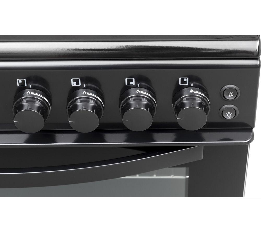 LOGIK LFTG60B22 60 cm Gas Cooker - Black image number 2 of 7