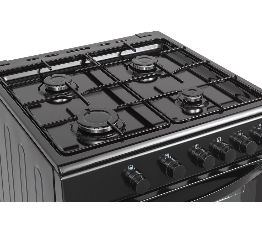 LOGIK LFTG60B22 60 cm Gas Cooker - Black image number 4 of 7