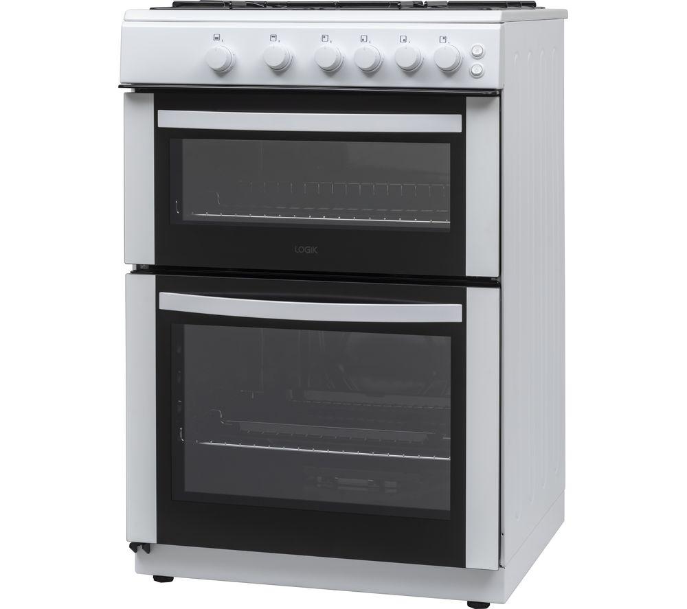 LOGIK LFTG60W22 60 cm Gas Cooker - White image number 3 of 8
