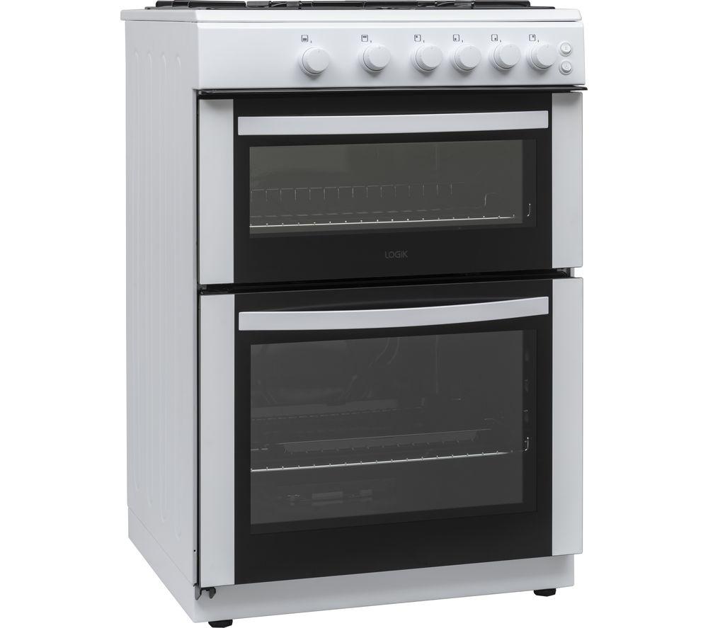 LOGIK LFTG60W22 60 cm Gas Cooker - White image number 4 of 8