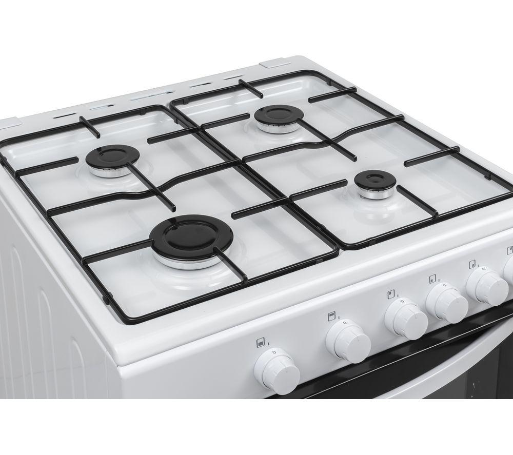 LOGIK LFTG60W22 60 cm Gas Cooker - White image number 8 of 8
